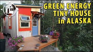 Alaska Tiny House with Green Design for Sustainability College Professor [upl. by Prochoras802]