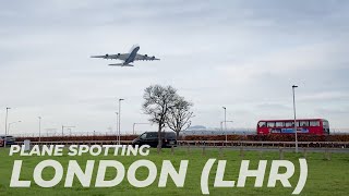 PLANE SPOTTERS HAEVEN  Myrtle Avenue  LONDON HEATHROW [upl. by Thgiwd627]