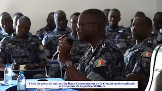 Visite des différentes unités de la Gendarmerie par le Général de division Martin Faye [upl. by Ainahpets837]