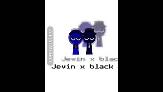 Jevin X black sprunkiincredibox sprunkii credits to mushashi [upl. by Cybil]