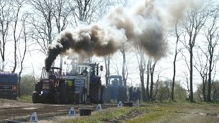 Volvo BM 650 Turbo Pulling The Slegde at Pulling Event in Hobro  Tractor Pulling Denmark [upl. by Hellah]