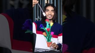 EASY WAND TO FLOWER 🌹 Trick Revealed 😱 magic viral shorts visualmagic viralvideos [upl. by Arondell]