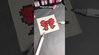 Pixel art ideas 🎀✨ pixelart craft diy diyideas drawing [upl. by Eneluj975]