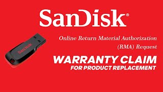 How to Claim SanDisk Product Replacement Warranty  RMA Registration [upl. by Acillegna534]