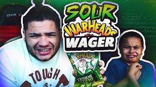 1v1 9 YEAR OLD BROTHER VS MINDOFREZ SOUR WAR HEAD CHALLENGE I ALMOST DIED NOT CLICKBAIT NBA 2K18 [upl. by Lakym]