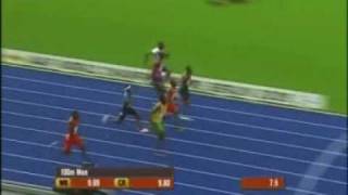 Usain Bolt  Berlin 2009  100M SemiFinal 989 [upl. by Arekahs947]