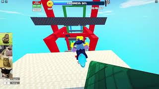 Roblox Swing Obby  Finishing World 3 Speedrun [upl. by Aicetel]