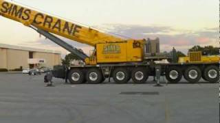 Huge Crane Grove OMK7550 GMK7450 mobile crane [upl. by Aimik]