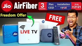 Jio AirFiber Freedom Offer  1000 off  Jio AirFiber Installation 2024 amp Jio AirFiber Freedom Offer [upl. by Debbra682]