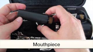 Clarinet Beginner Lesson 1  Opening the Case Naming the Parts [upl. by Guenzi13]