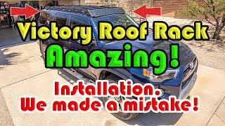 Victory Roof Rack  Installation on a 2020 Toyota 4runner [upl. by Ardnal991]