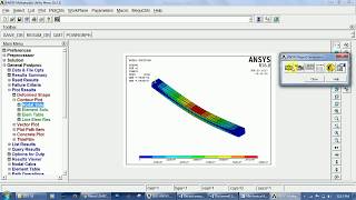 ANSYS Tutorial for Beginners  Simply Supported Beam with Point Load [upl. by Leroj490]