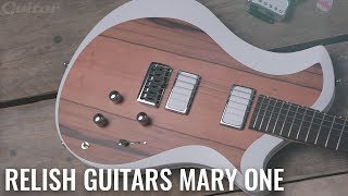 Relish Guitars Mary One has an aluminium core  Guitarcom [upl. by Jobi]