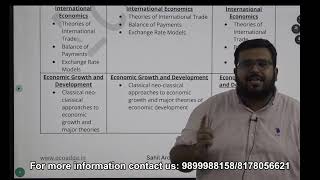 Syllabus Comparison Indian Economic Service  Economics Optional  RBIGrade B DEPR  Sahil Arora [upl. by Dielle]