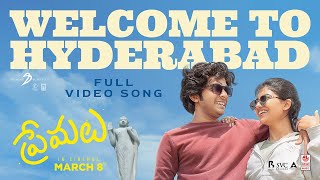 Welcome To Hyderabad Video Song  Premalu Telugu Movie  Naslen  Mamitha  Girish AD SS Karthikeya [upl. by Bratton164]