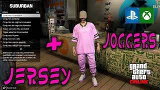 JERSEYS CON JOGGERS TODOS LOS COLORES GTA V ONLINE PS45 XBOX ONE PC [upl. by Beauchamp]