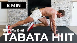 8 Min TABATA HIIT Workout No Repeats No Equipment Feat Tabata Songs [upl. by Alrick898]