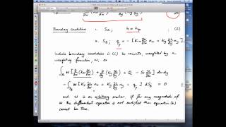 22 Fluid Flow H  Galerkin formulation 1D element revisited [upl. by Gearhart]