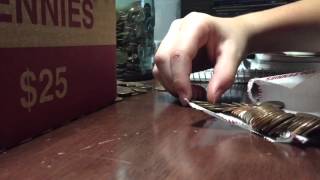 2016 PENNIES  WHEATS Coin Roll Hunting [upl. by Payne442]