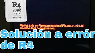 Reparar Error De software R4 y que funcione con fecha actual [upl. by Aihsinyt]