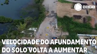 Velocidade do afundamento do solo em MaceiÃ³ volta a aumentar [upl. by Asp]