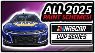 ALL 2025 NASCAR PAINT SCHEMES [upl. by Nottarts805]