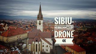 Sibiu in 20 minutes  Drone 4k  Romania [upl. by Yadnus]