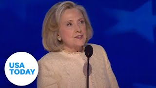 Full speech Sec Hillary Clinton speaks at 2024 DNC  USA TODAY [upl. by Althee389]