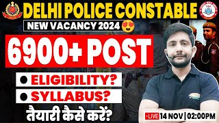 Delhi Police New Vacancy  7000 Posts Eligibility Syllabus DP Salary DP Constable Ankit Sir [upl. by Amehsat]