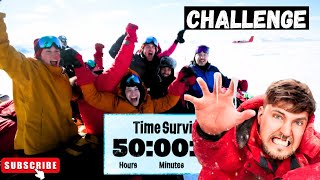 Survive 50 Hours In Antarctica Mr Beast Challenge [upl. by Meridith351]