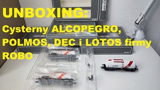 UNBOXING Cysterny ALCOPEGRO POLMOS DEC i LOTOS firmy ROBO [upl. by Itsirc]