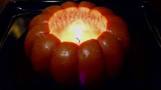 Large Pumpkin Candle TimeLapse [upl. by Adnawat67]