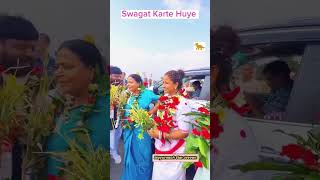 Swagat Karte Huye Kalpana Soren viralvideo jharkhand [upl. by Nyleaj267]