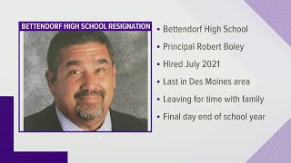 Bettendorf High School principal to leave at end of 2022 school year [upl. by Yaned372]