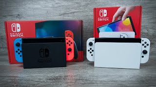 Nintendo Switch vs Switch OLED  Which Should You Buy [upl. by Torosian830]