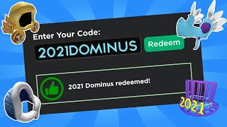 2021 13 CODES ALL Roblox Promo Codes For FREE Hats and Robux January 2021 [upl. by Jocelyn]