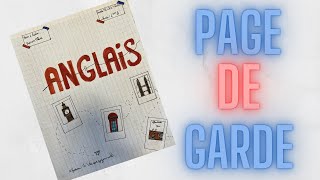 PAGE de GARDE dANGLAIS 20242025 [upl. by Dicky]