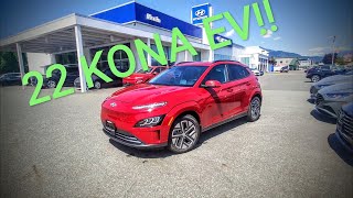 2022 Kona EV Electric Ultimate Full Feature Review [upl. by Alaaj206]