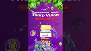 NEW PRODUCTS FROM BF SUMA  Blueberry Chewable Tablets for Sharp Vision [upl. by Amehsat]