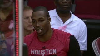 Dwight Howard 19 Pts Highlights Rockets Debut vs Pelicans 20131005 NBA PRESEASON [upl. by Ezar]