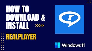 How to Download and Install RealPlayer For Windows [upl. by Alad]