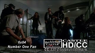 Castle 6x04 quotNumber One Fanquot Castle is Shot  Cheeseburgers as Code Word for Help HDCC [upl. by Rumney]