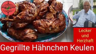 gegrillte hähnchen Pakistani indian recipe homemade chicken roast AzamKitchen deutsch [upl. by Aloysius647]