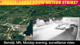 UPDATE Was Large Boom In Bemidji Minnesota A Meteor Strike [upl. by Besse]