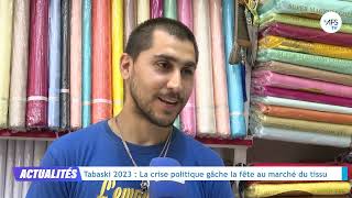 Tabaski 2023  La crise politique gâche la fête au marché du tissu [upl. by Annadal]