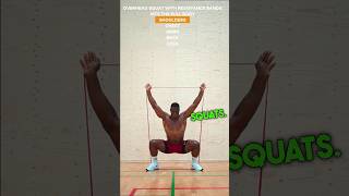 Overhead Squats  Resistance Bands Exercises [upl. by Hurlow]