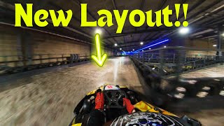 NEW LAYOUT  Absolutely Karting Maidenhead [upl. by Anitap]