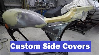 Yamaha XJ650 Part 24 Custom Side Covers [upl. by Yl]