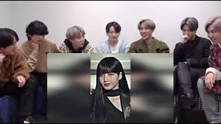 BTS reaction LISA TIK TOK pt3💜🐈 [upl. by Vladi]