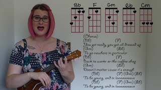 How to Play  Lana Del Rey  Love  Beginners Ukulele Cover and Tutorial  Little Holiday [upl. by Croner]